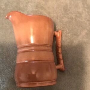 Frankoma Warm Tan Pottery Pitcher Vintage 26 D